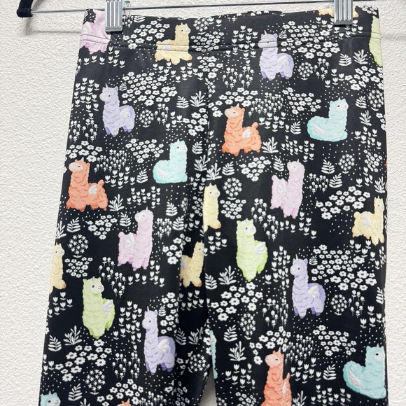 Blackmilk Pants - BlackMilk Llama Pastel Black Easter Colors Leggings XS